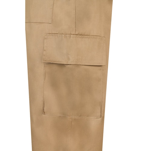 natural VL AINE. Pantalón multibolsillos de sarga (190g/m²), en algodón (20%) y poliéster (80%)