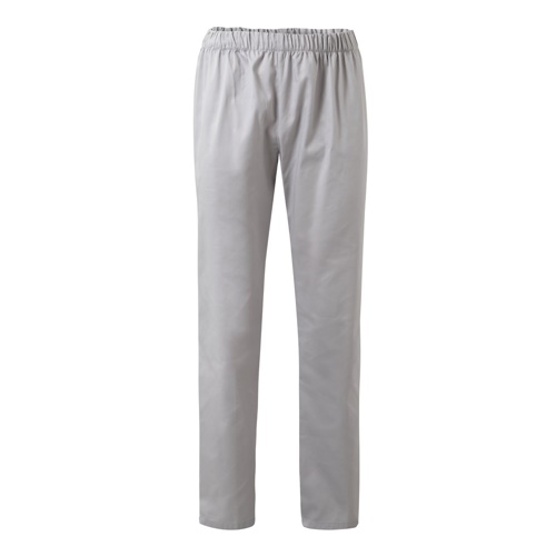 gris claro VL APHRODITE. Pantalón de sarga (190g/m²), en algodón (35%) y poliéster (65%)