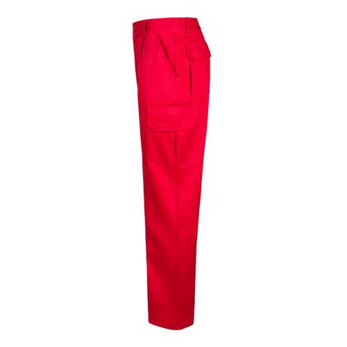 red VL MABON. Pantalón multibolsillos de sarga (200g/m²), en algodón (35%) y poliéster (65%)