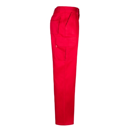 red VL MABON. Pantalón multibolsillos de sarga (200g/m²), en algodón (35%) y poliéster (65%)