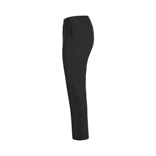 black VL VISHNU. Pantalón chino unisex elástico (260g/m²), en algodón (98%) y elastano (2%)