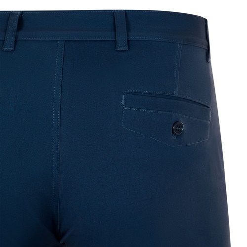 azul marino VL VISHNU. Pantalón chino unisex elástico (260g/m²), en algodón (98%) y elastano (2%)