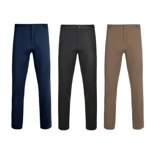 VL VISHNU. Pantalón chino unisex elástico (260g/m²), en algodón (98%) y elastano (2%)