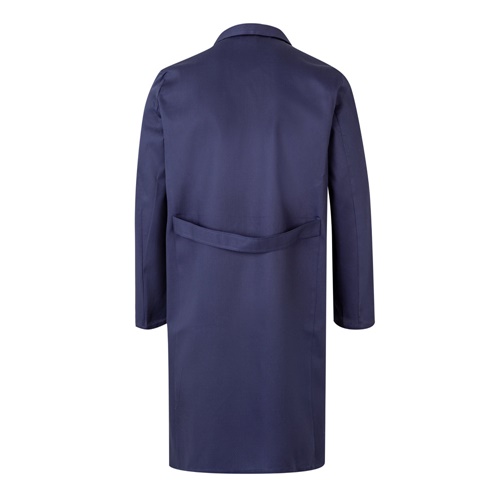 azul VL DANU. Blusa de sarga (175g/m²), en algodón (35%) y poliéster (65%)