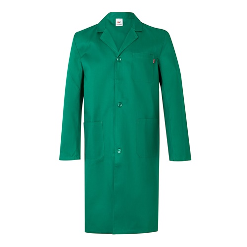 verde VL DANU. Blusa de sarga (175g/m²), en algodón (35%) y poliéster (65%)