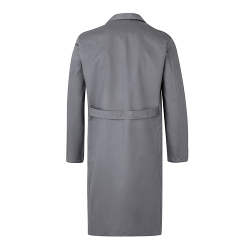 gris VL DANU. Blusa de sarga (175g/m²), en algodón (35%) y poliéster (65%)