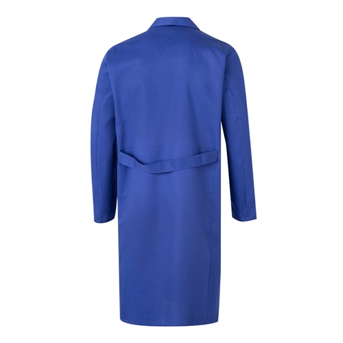 azul royal VL DANU. Blusa de sarga (175g/m²), en algodón (35%) y poliéster (65%)