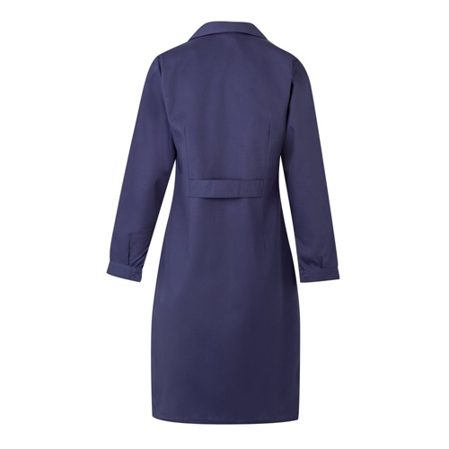 VL RAMA. Bata de manga larga en sarga (175g/m²), en sarga de algodón (35%) y poliéster (65%)