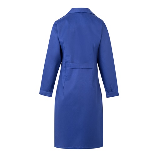 VL RAMA. Bata de manga larga en sarga (175g/m²), en sarga de algodón (35%) y poliéster (65%)