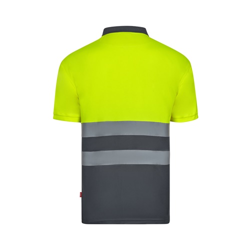 VL FORTUNA. Polo bird-eye (140g/m²) con manga corta, en poliéster (100%)