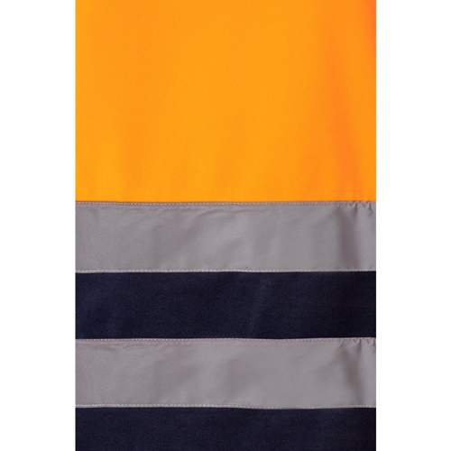 azul marino VL THOR LARGE. Sudadera bicolor (300g/m²) en tejido polar de poliéster (100%)