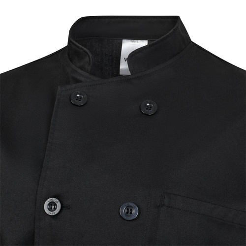 negro VL BACO. Chaqueta de cocina de manga larga (190 g/m2)