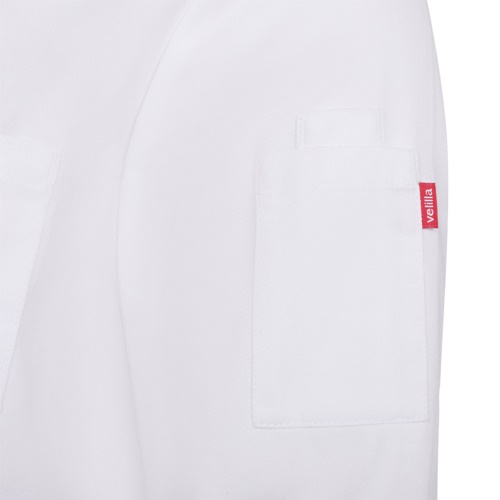 blanco VL BACO. Chaqueta de cocina de manga larga (190 g/m2)