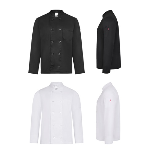 VL BACO. CHAQUETA DE COCINA DE MANGA LARGA (190 G/M2)