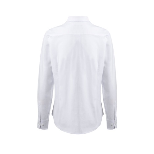 VL PRITHVI WOMEN. Camisa Oxford (180 g/m²) para mujer, fabricada en algodón (50 %), poliéster (45 %) y elastano (5 %)