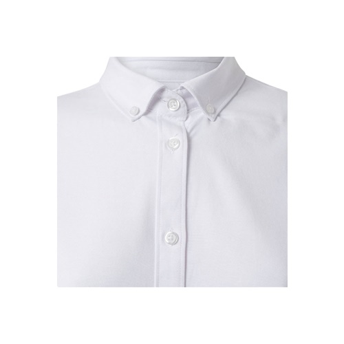 VL PRITHVI WOMEN. Camisa Oxford (180 g/m²) para mujer, fabricada en algodón (50 %), poliéster (45 %) y elastano (5 %)