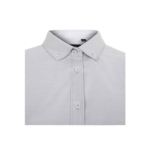 VL PRITHVI WOMEN. Camisa Oxford (180 g/m²) para mujer, fabricada en algodón (50 %), poliéster (45 %) y elastano (5 %)
