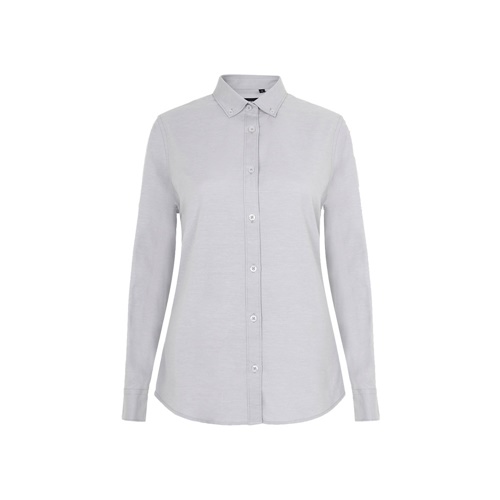 VL PRITHVI WOMEN. Camisa Oxford (180 g/m²) para mujer, fabricada en algodón (50 %), poliéster (45 %) y elastano (5 %)