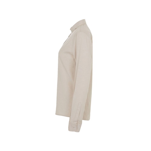 VL PRITHVI WOMEN. Camisa Oxford (180 g/m²) para mujer, fabricada en algodón (50 %), poliéster (45 %) y elastano (5 %)