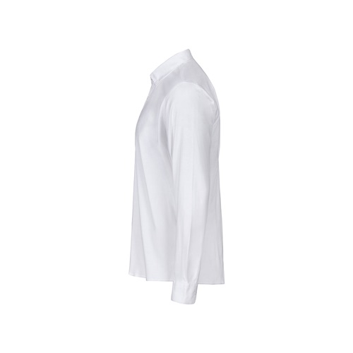 blanco VL PRITHVI MAN. Camisa Oxford para hombre (180 g/m²) de algodón (50 %), poliéster (45 %) y elastano (5 %)