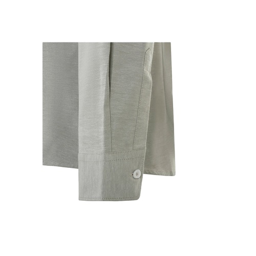 verde VL PRITHVI MAN. Camisa Oxford para hombre (180 g/m²) de algodón (50 %), poliéster (45 %) y elastano (5 %)