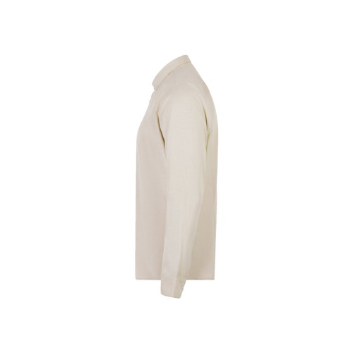 natural claro VL PRITHVI MAN. Camisa Oxford para hombre (180 g/m²) de algodón (50 %), poliéster (45 %) y elastano (5 %)