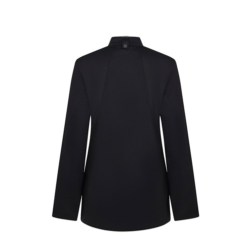 VL THOTH. Chaqueta de cocina para mujer (190 g/m²) fabricada con algodón (35 %) y poliéster reciclado (65 %)