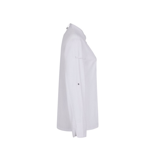 VL THOTH. Chaqueta de cocina para mujer (190 g/m²) fabricada con algodón (35 %) y poliéster reciclado (65 %)