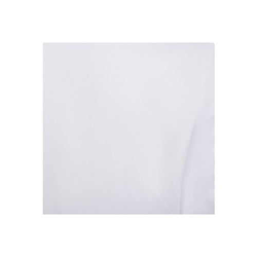 blanco VL AGNI. Chaqueta de cocina unisex (190 g/m²) fabricada con algodón (35 %) y poliéster reciclado (65 %)