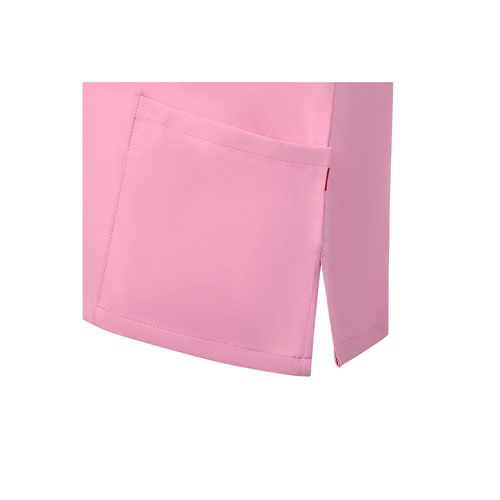 rosa VL FLORA. Túnica de manga corta (140 g/m²) fabricada con microfibra 100 %