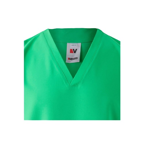 verde VL FLORA. Túnica de manga corta (140 g/m²) fabricada con microfibra 100 %