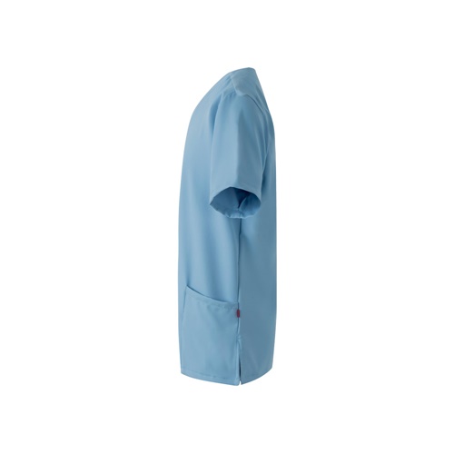 azul pastel VL FLORA. Túnica de manga corta (140 g/m²) fabricada con microfibra 100 %