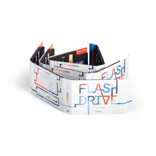 multicolor FLASH DRIVE SHOWCASE. Muestrario personalizado de pen drives