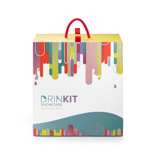 multicolor DRINKIT SHOWCASE. Muestrario personalizado de \