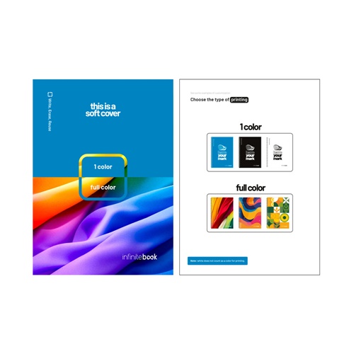 multicolor INFINITEBOOK SHOWCASE. Muestra de la colaboración con Infinitebook