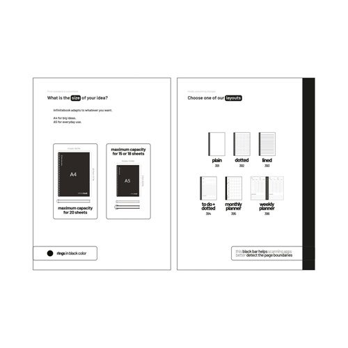 multicolor INFINITEBOOK SHOWCASE. Muestra de la colaboración con Infinitebook