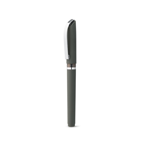 gray BOLT. Bolígrafo ABS con clip de metal