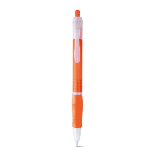 naranja SLIM BK. Bolígrafo ABS con antideslizante