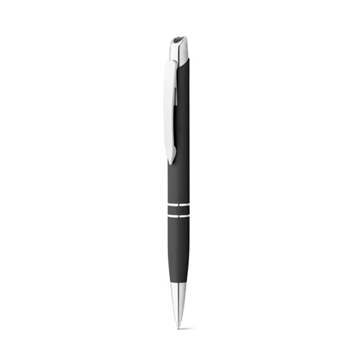 black MARIETA SOFT. Bolígrafo de aluminio