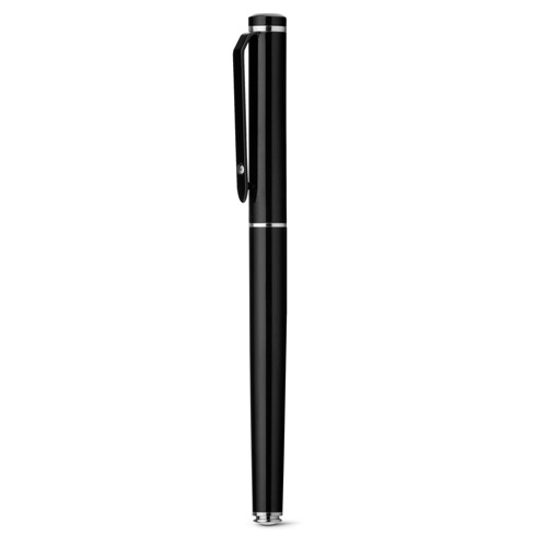 black CALIOPE SET. Juego de roller y bolígrafo de metal