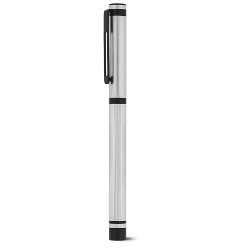 cromado satinado STAIN. Roller metálico con clip de acero inoxidable