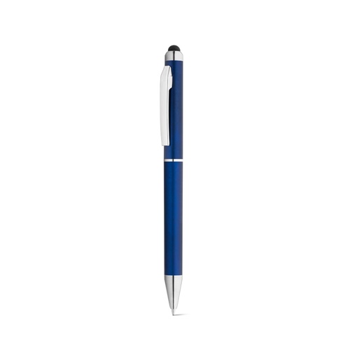 azul royal ESLA. Bolígrafo ABS con acabado metalizado
