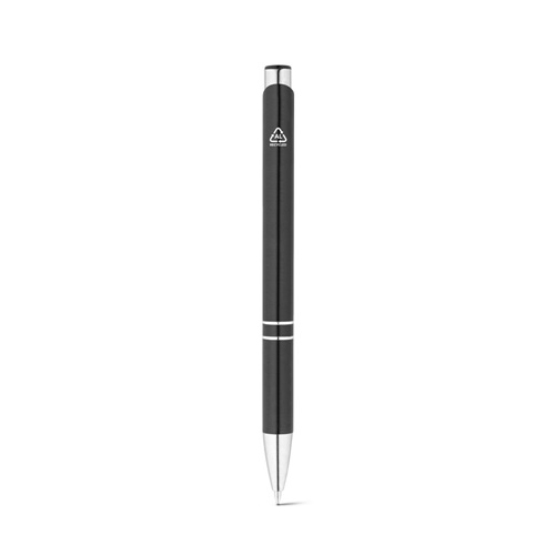 black RE-BETA. Bolígrafo en aluminio reciclado (100% rAL)