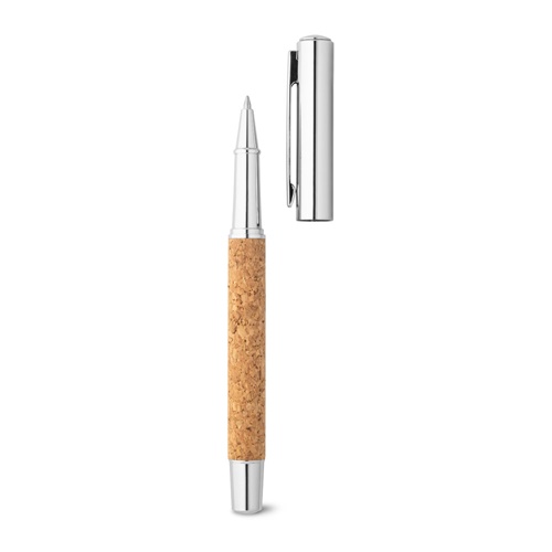 natural ANDREW. Roller con cuerpo de acero inoxidable (90% rSS) y corcho con clip