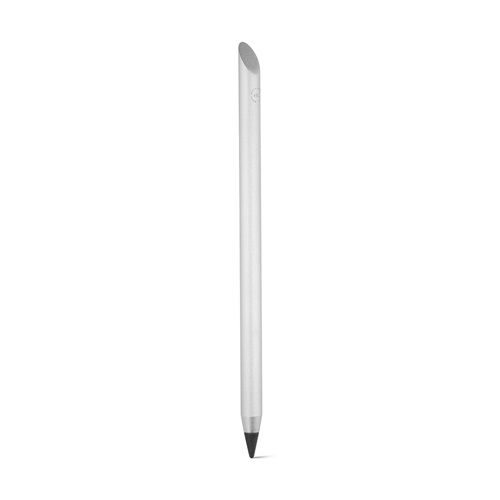 cromado satinado MONET. Bolígrafo de aluminio reciclado (100% rAL) sin tinta