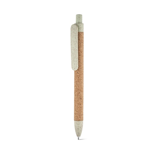 verde claro GOYA. Bolígrafo en corcho y Fibra de paja de trigo