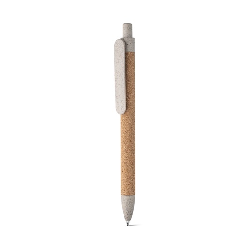 natural claro GOYA. Bolígrafo en corcho y Fibra de paja de trigo