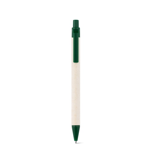 verde oscuro MILINK. Bolígrafo de aluminio reciclado de cartones de leche