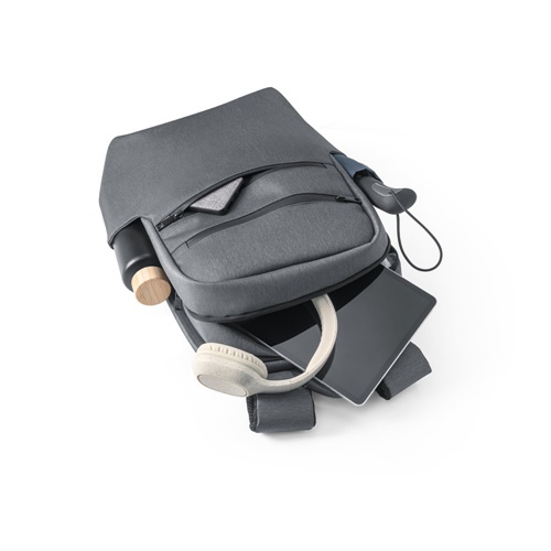 gris claro BROOKLYN. Mochila para portátil de 15 \'\'