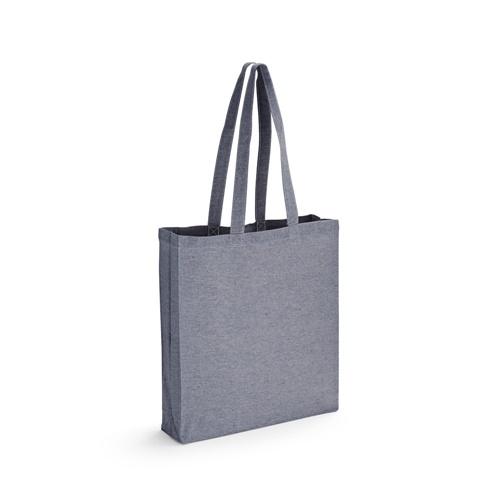 azul marino MARACAY. Bolsa con algodón reciclado (70%) y poliéster (30% rPET) (140 g/m²)